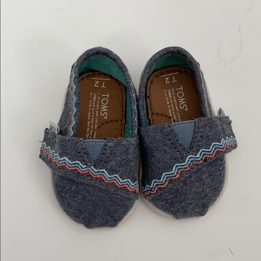 Baby Denim Toms shoes